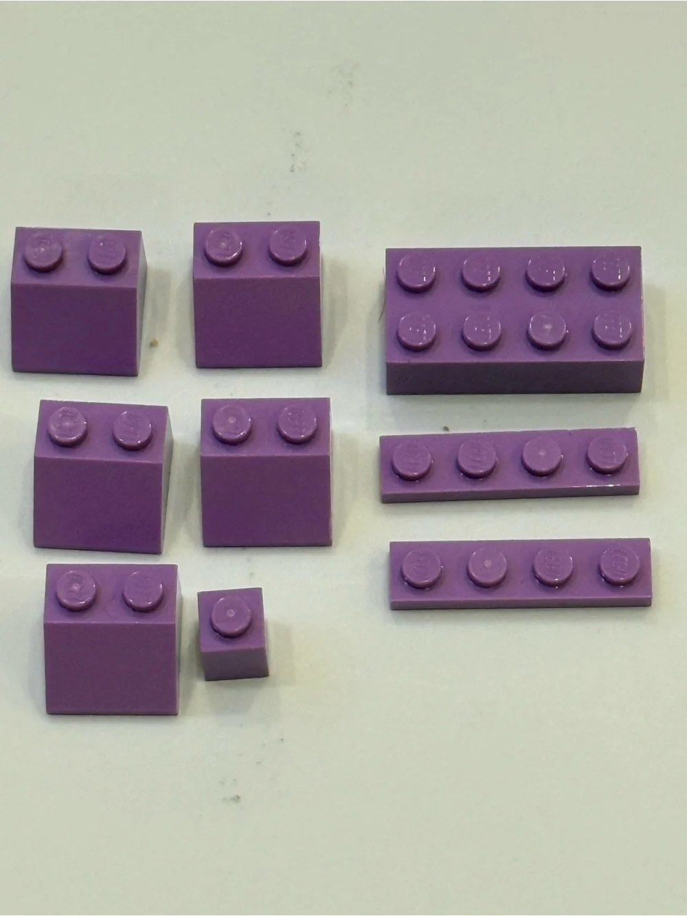 Lego purple blocks lot